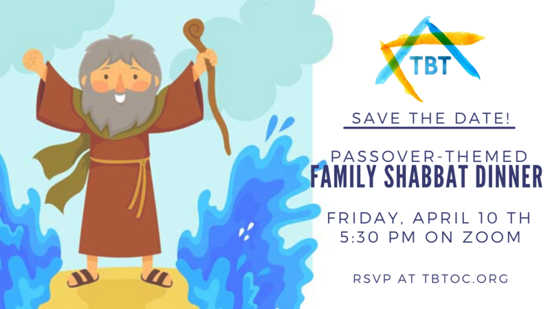 Banner Image for Passover-themed Family Shabbat Dinner